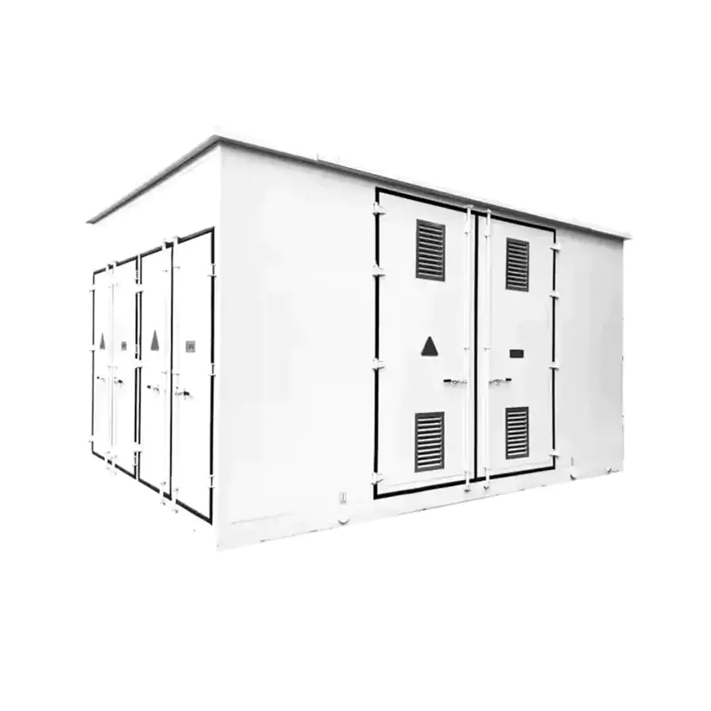 Fotovoltaïsche boxtransformator geprefabriceerd onderstation